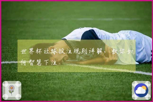 世界杯让球投注规则详解，教你如何智慧下注